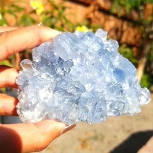 Celestite Celestial gemstone, metaphysical rock, helps connect with angels